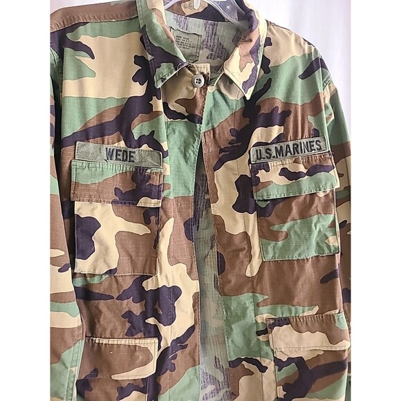 Vintage Thrifted US Marines Jungle Fatigue Streetwear Retro Shirt Jacket - Picture 2 of 5
